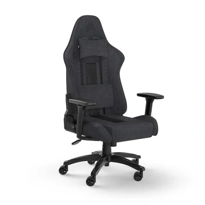Corsair TC100 Fabric Black Gaming Chair with ergonomic design and premium features